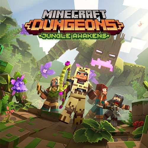 Minecraft Dungeons Jungle Awakens key art