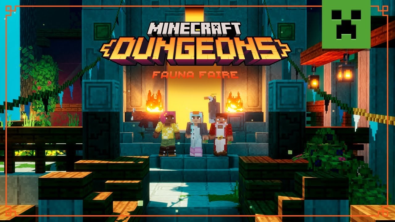 Minecraft Dungeons: Fauna Faire Launch Trailer
