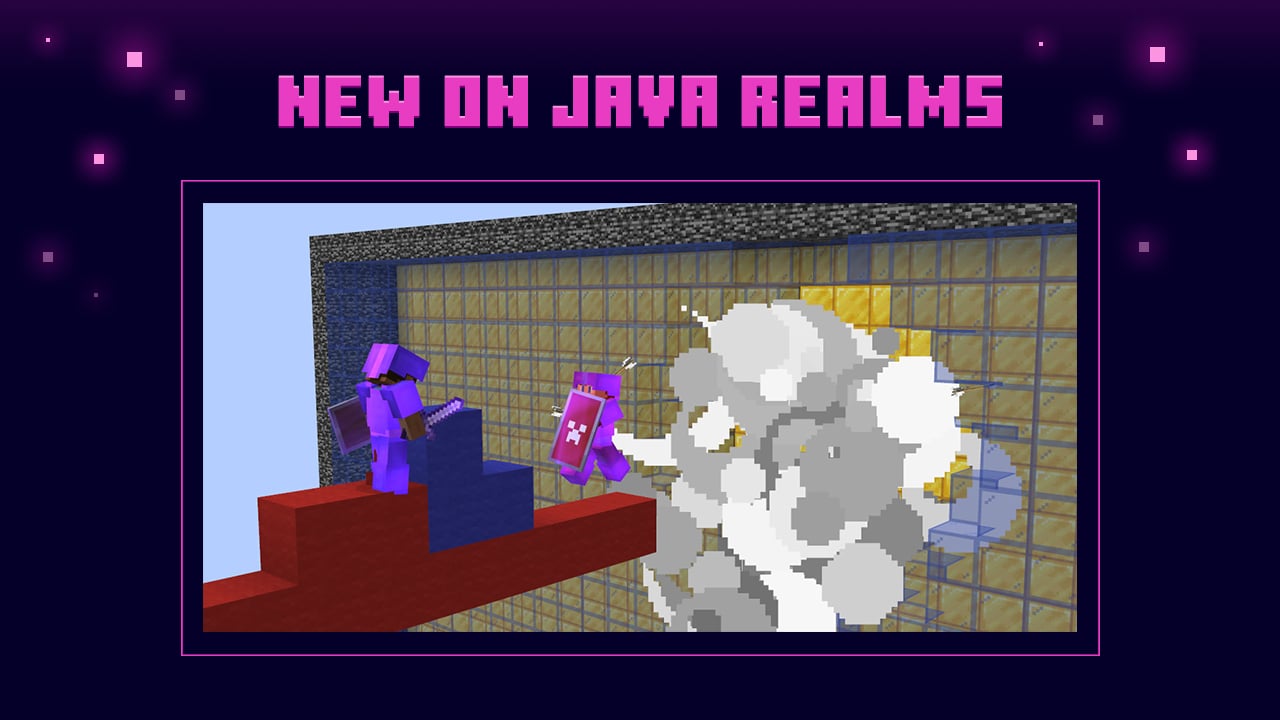 An explosion on a bridge, happening within a custom Java map