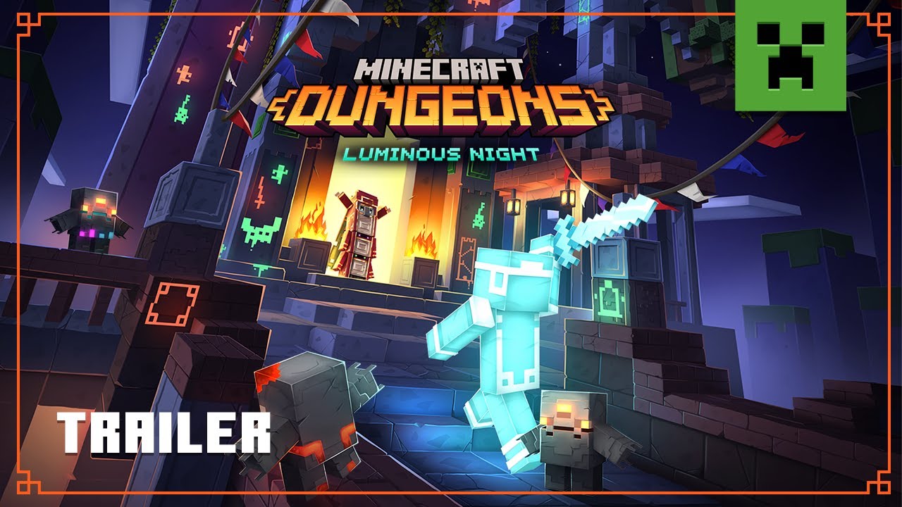 Minecraft Dungeons: Luminous Night Launch Trailer