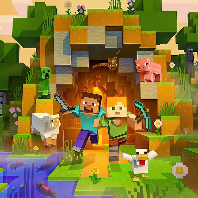 Minecraft: Java & Bedrock Edition key art